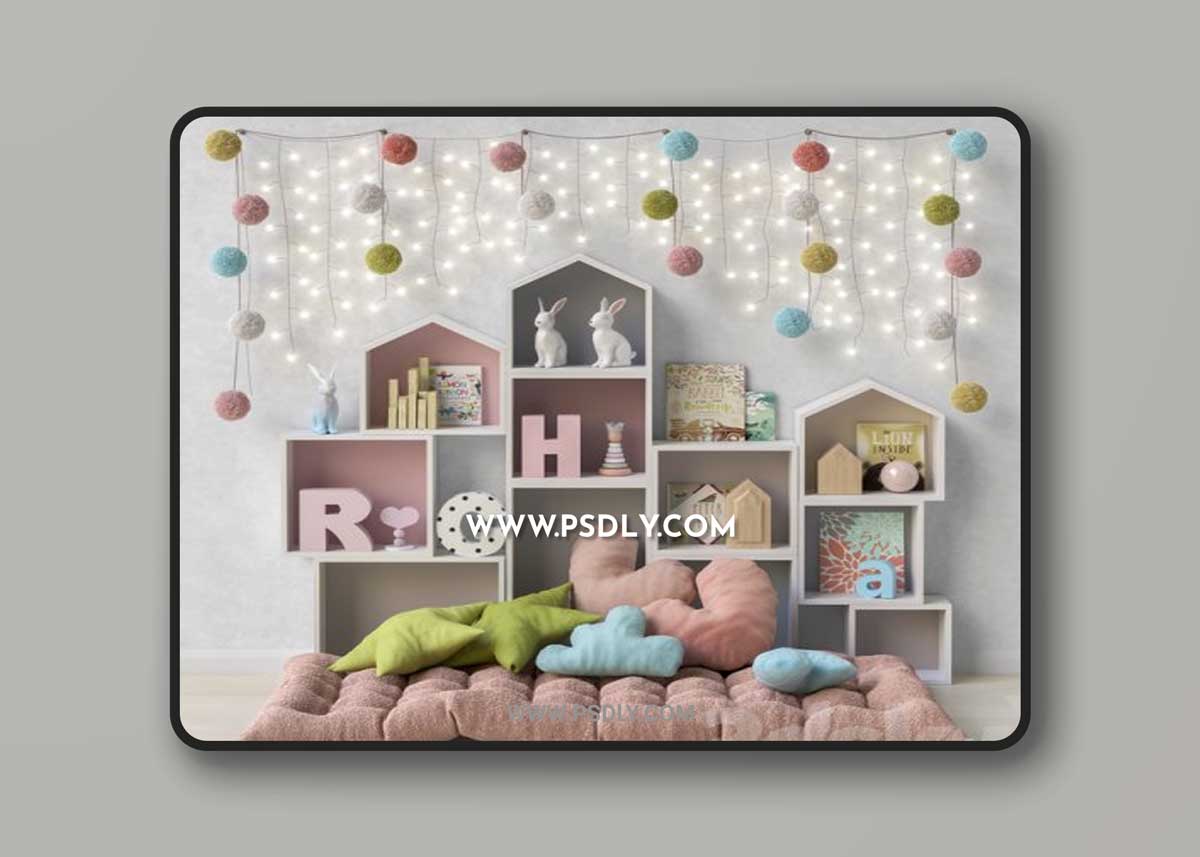 Toys and furniture set 41 3D Model