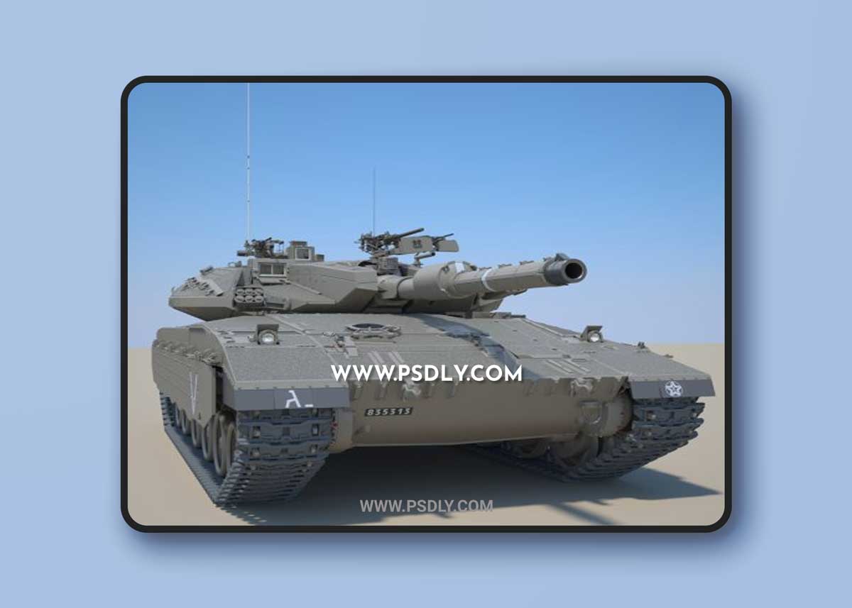 Turbosquid - IDF MBT Merkava mk-IIID 3D Model