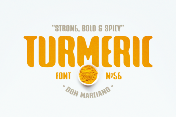 Turmeric Spicy Font