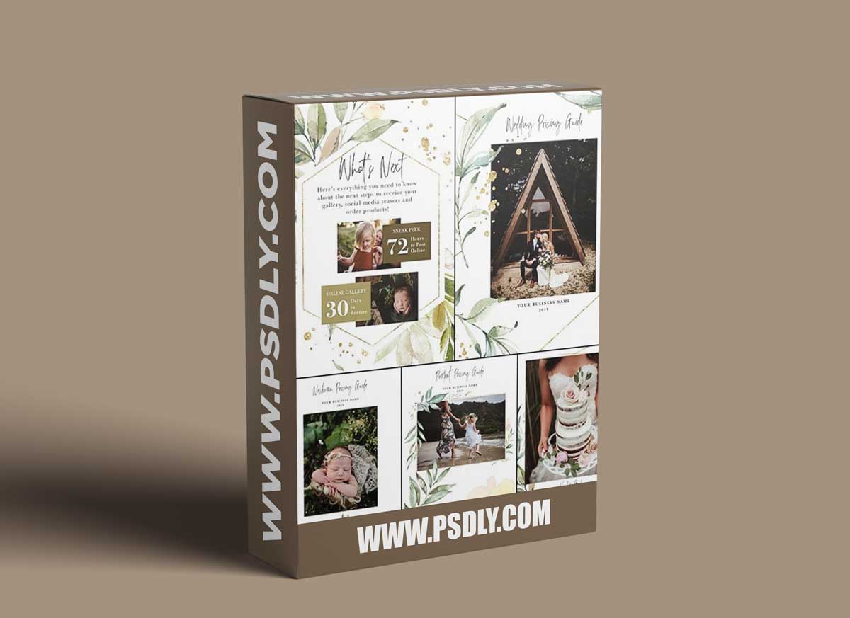 Twig & Olive Photography - Geometric Serenity Marketing set