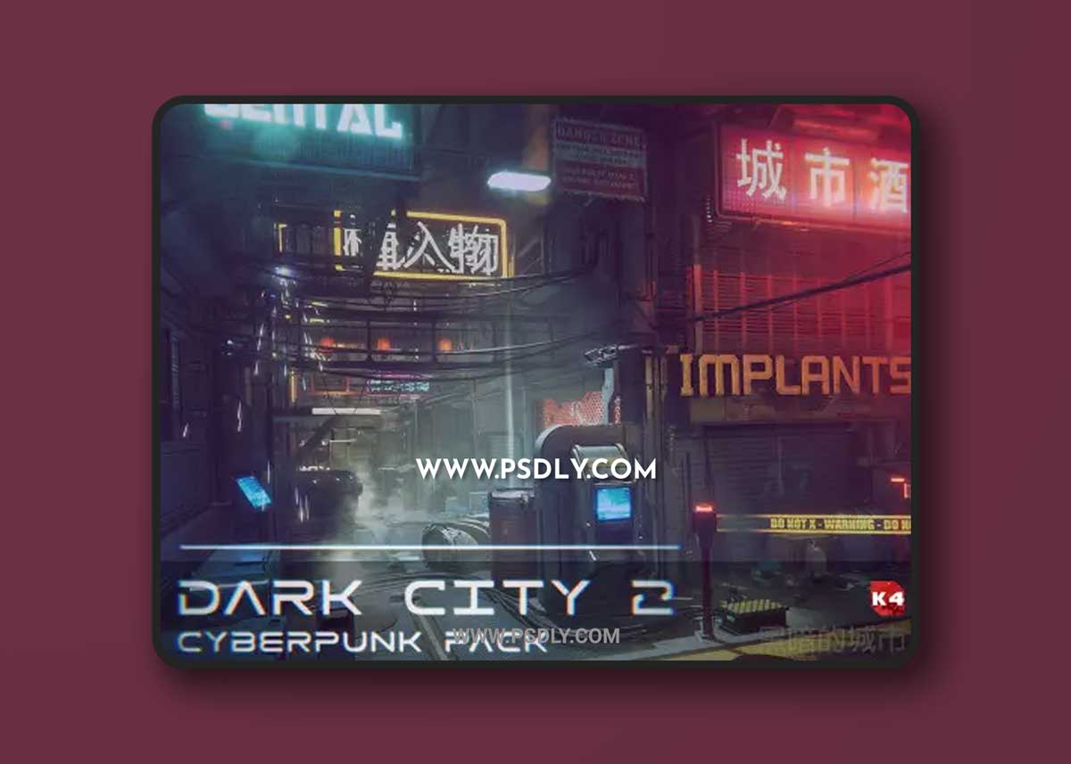 Unity Asset – Dark City2 - Cyberpunk Pack v1.2