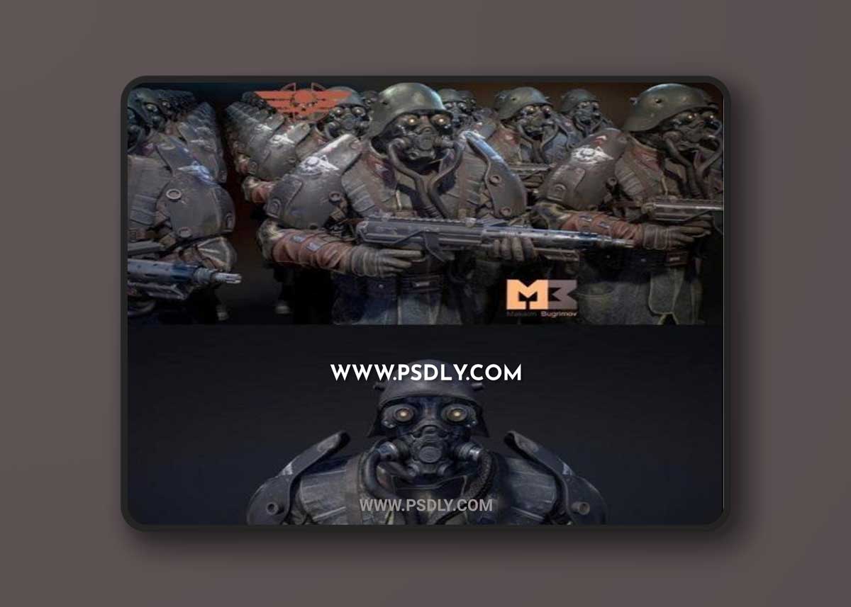 Unreal Engine – Dystopia Soldier 3D Model