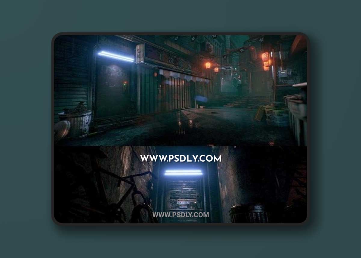 Unreal Engine – Hong Kong Alley 3D Model