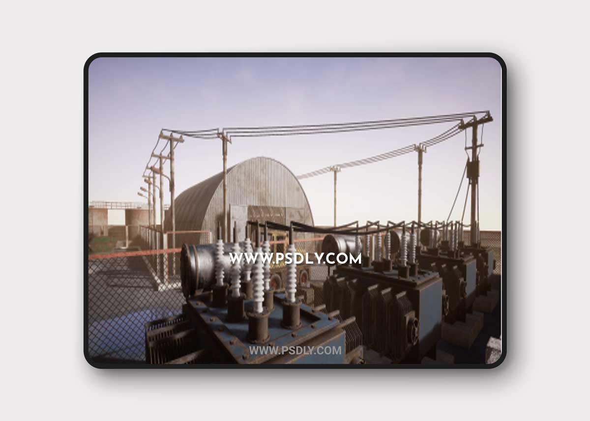 Unreal Engine – Modular Industrial Area