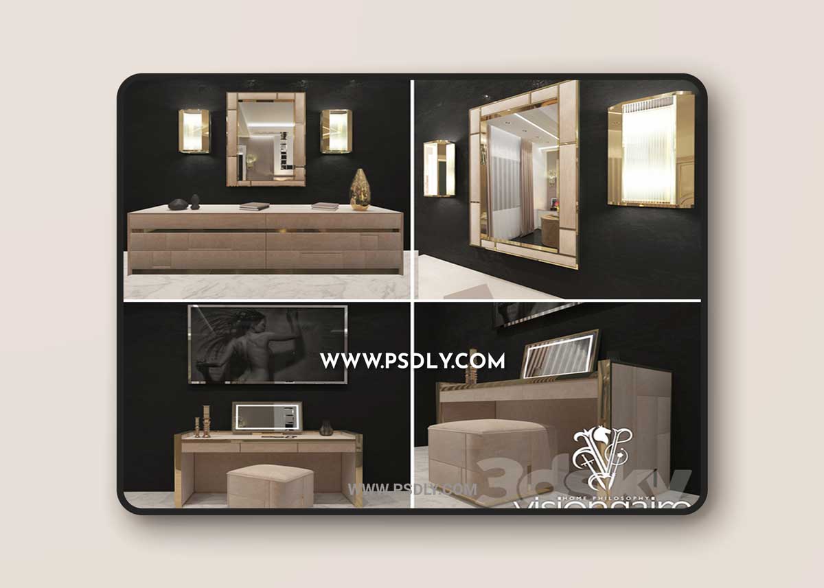 Visionnaire Barrymore Collection 3D Model