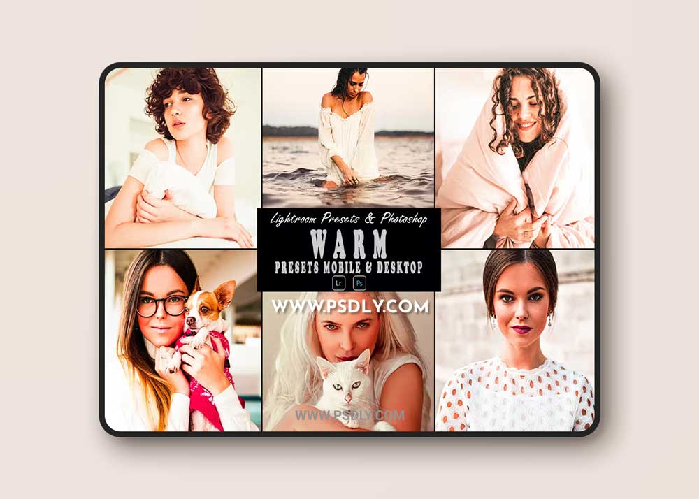 Warm Tone Photoshop Action & Lightrom Presets