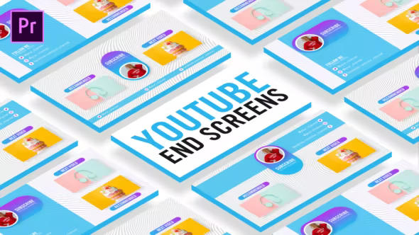Videohive Clean Youtube End Screens 35436293