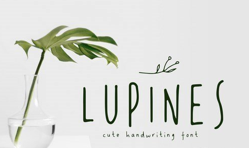 LUPINES - Cute Skinny Handwriting Font