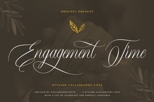 Engagement Time Font