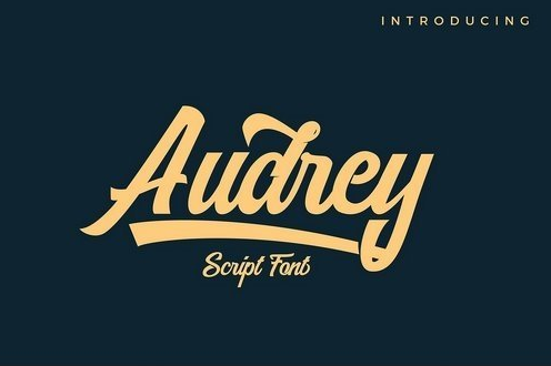 AUDREY SCRIPT FONT 2094404