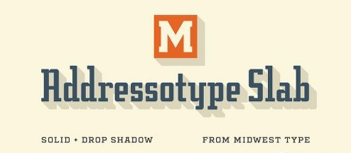Addressotype Slab Font Family - 2 Fonts
