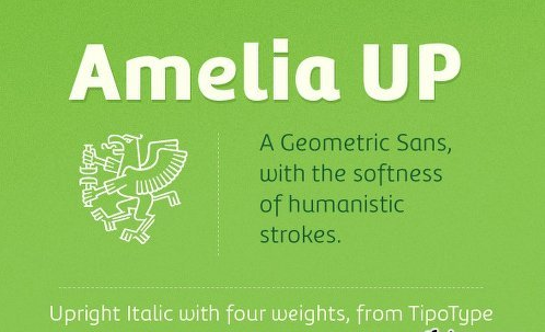 Amelia UP! Font Family - 4 Fonts