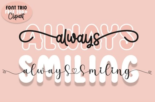 Always Smiling Font
