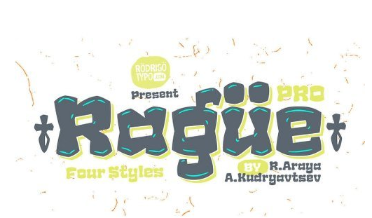 Rague Pro Font Family - 4 Fonts