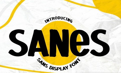 SANES - Sans Display Font