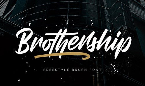 Brothership - Freestyle Brush Font 5192577
