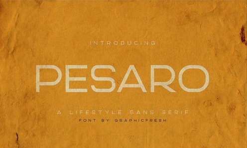 Pesaro A Lifestyle Sans Serif 3516401