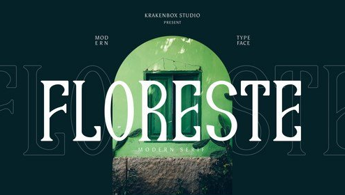 Floreste - Modern Wavy Serif
