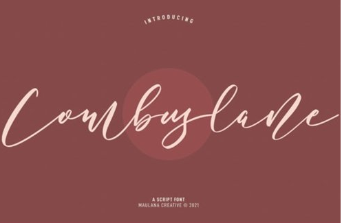 Combuslane Script Font
