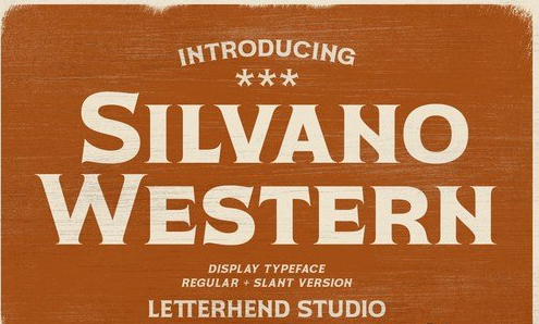 Silvano Western Font