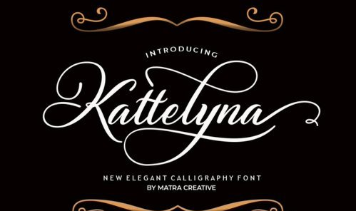 Fontbundles - Kattelyna Script Font