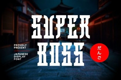 Super Boss Font