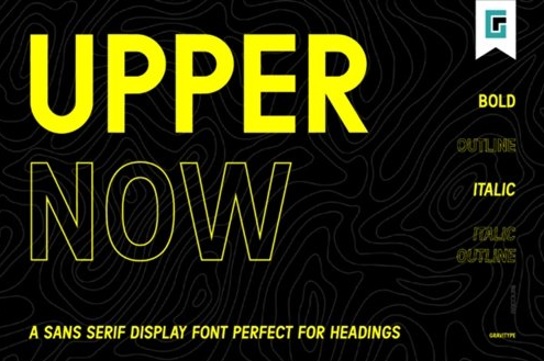 Upper Now Font