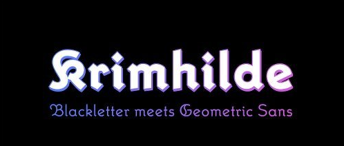 Krimhilde Font Family - 14 Fonts