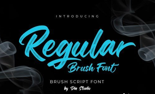 Regular Brush-Elegant Brush Font