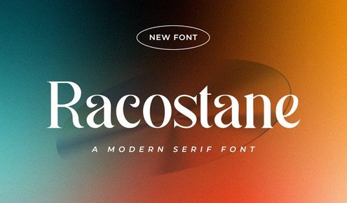 Racostane - Fashion Font