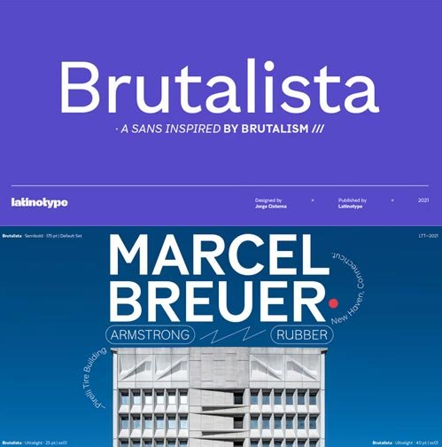Brutalista Font Family