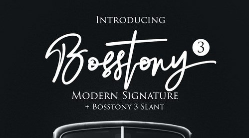 Bosstony 3 - Modern Signature
