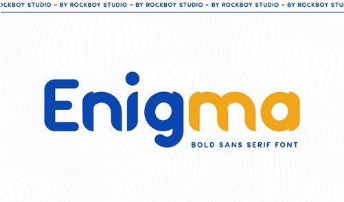 Enigma - Logo Font