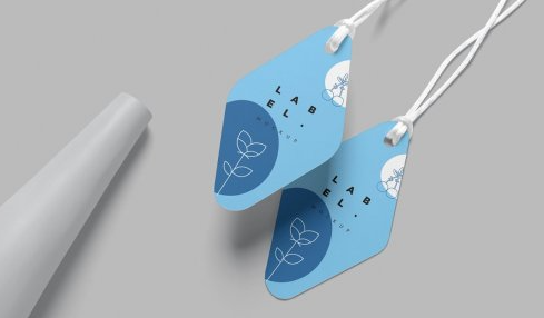 CreativeMarket - Diamond Shaped Label Mockups 6860851