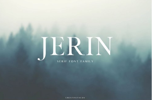 Jerin Serif Font Famiy