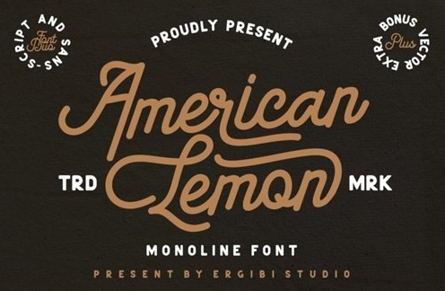 American Lemon Font Duo 3997388