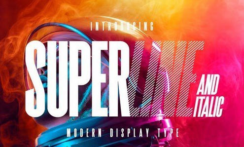 SuperLine Display Typeface 4585361