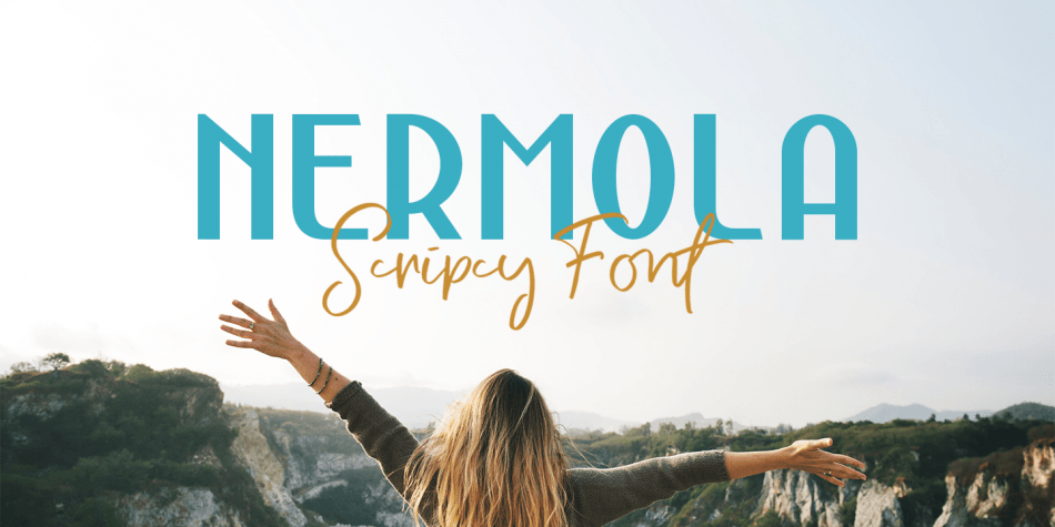 NERMOLA Scripcy Font Family - 3 Fonts