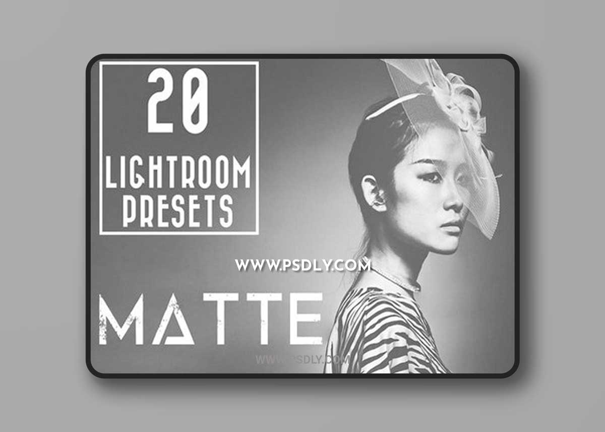 20 Matte Lightroom Presets