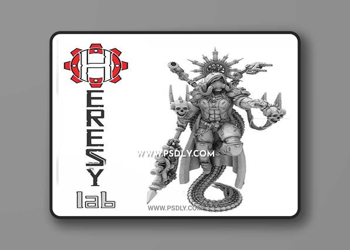 3D Print Models New Mechanicus Priest Domina