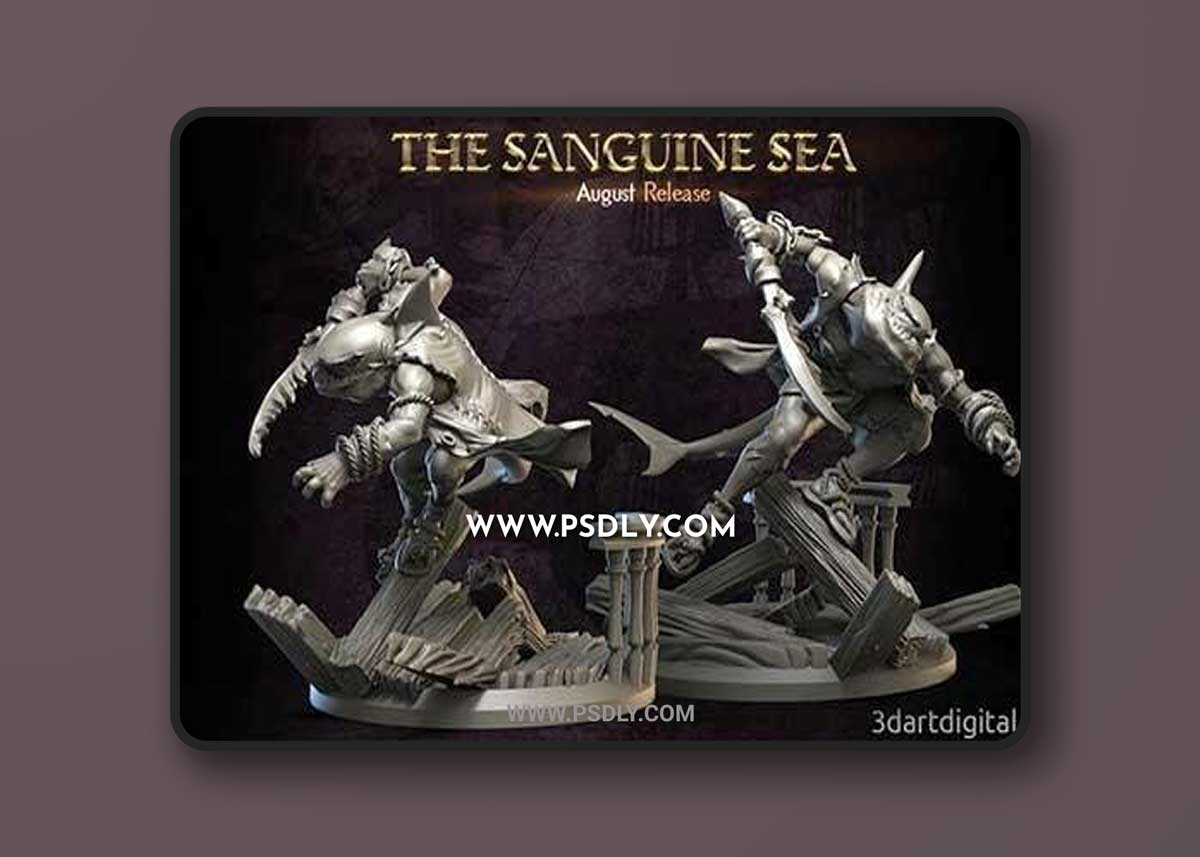 3D Print Models The Sanguine Sea - August Release