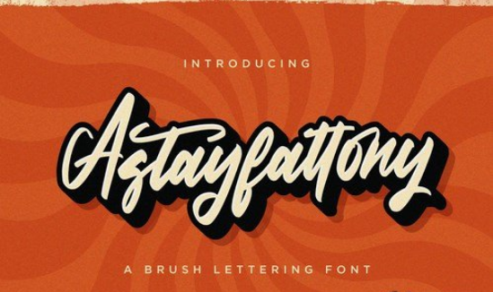 Astayfattony - Handwritten Font