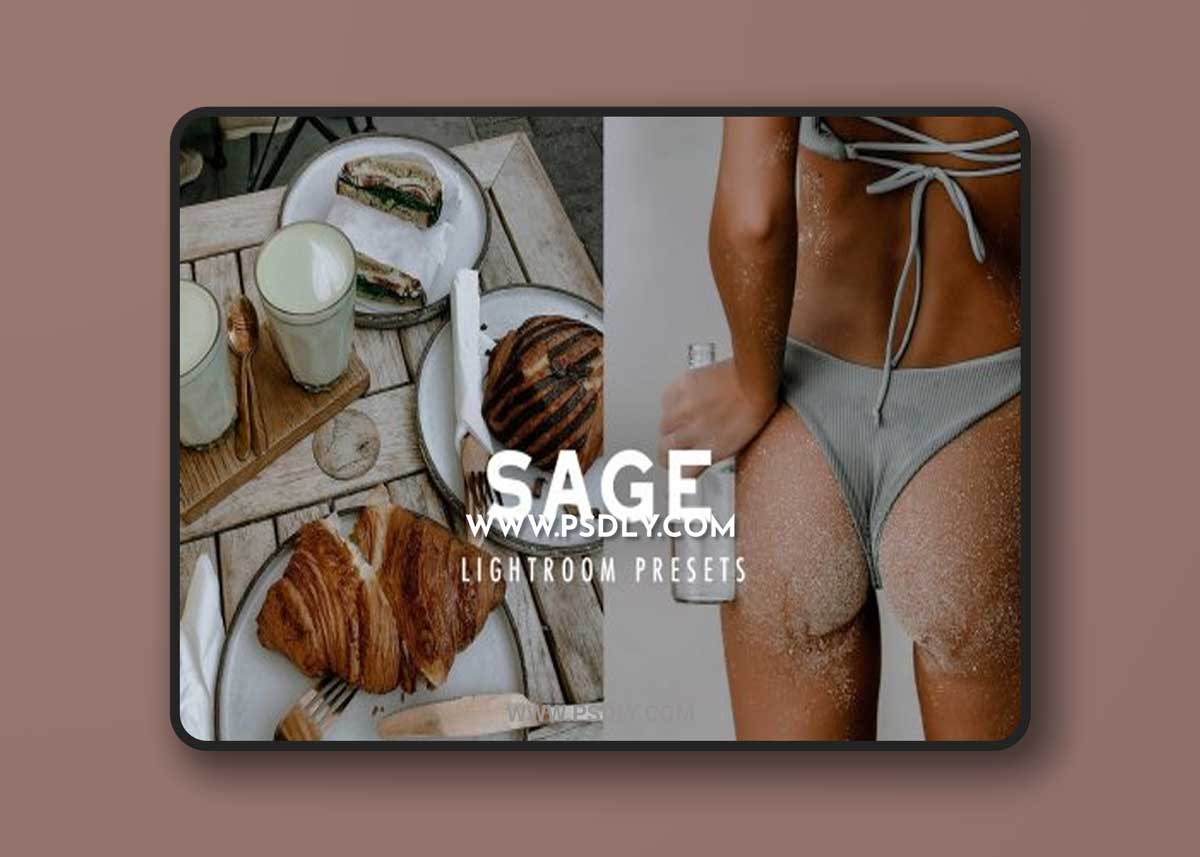 CreativeMarket - 12 SAGE LIGHTROOM PRESETS 6853881