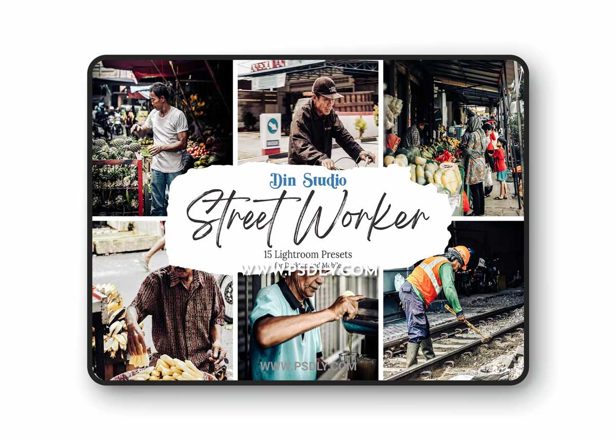 CreativeMarket - Street Worker Lightroom Presets 5482329