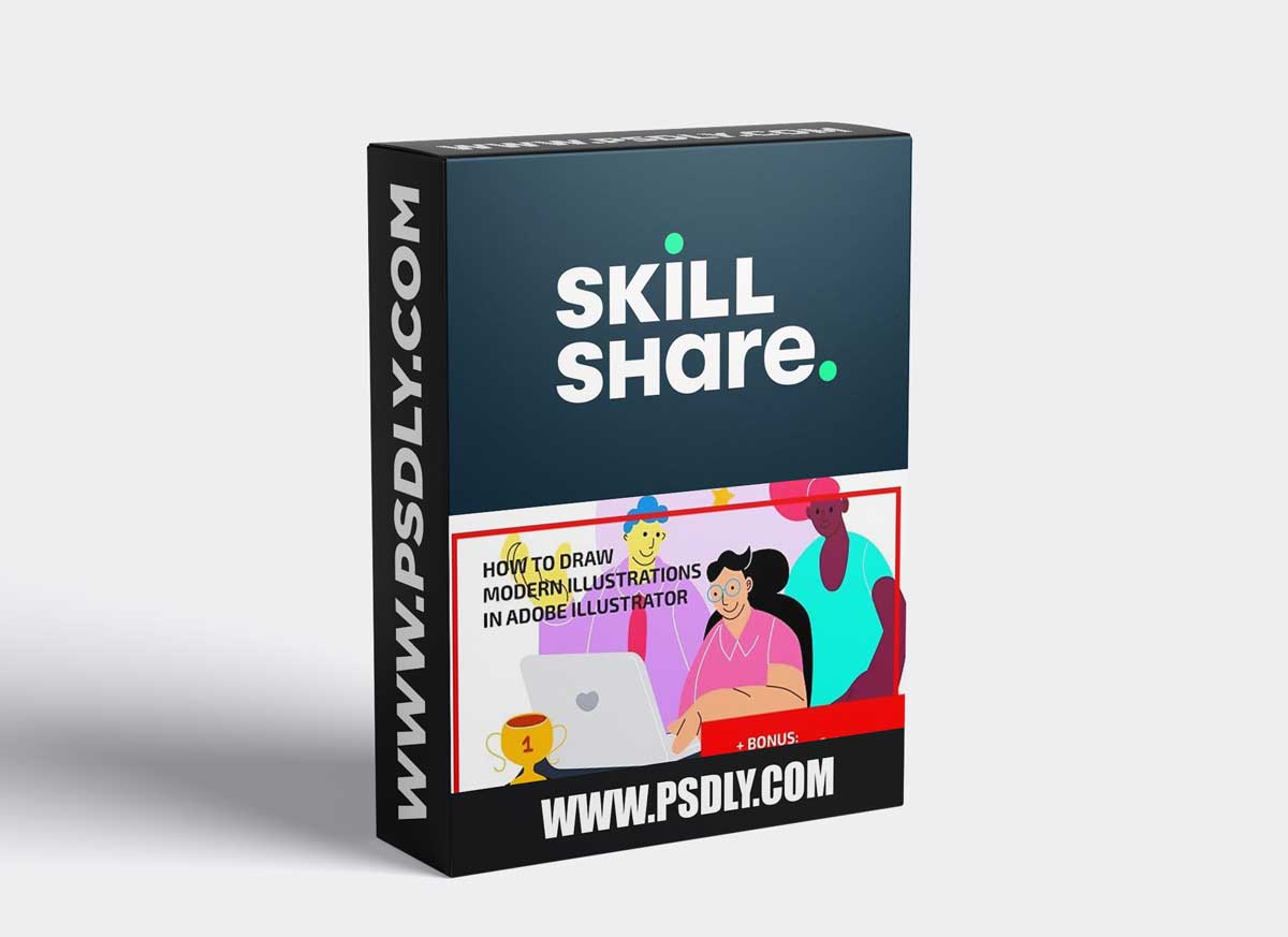 Drawing Modern Illustrations in Adobe Illustrator + Bonus: Getting ready to upload on micro stocks