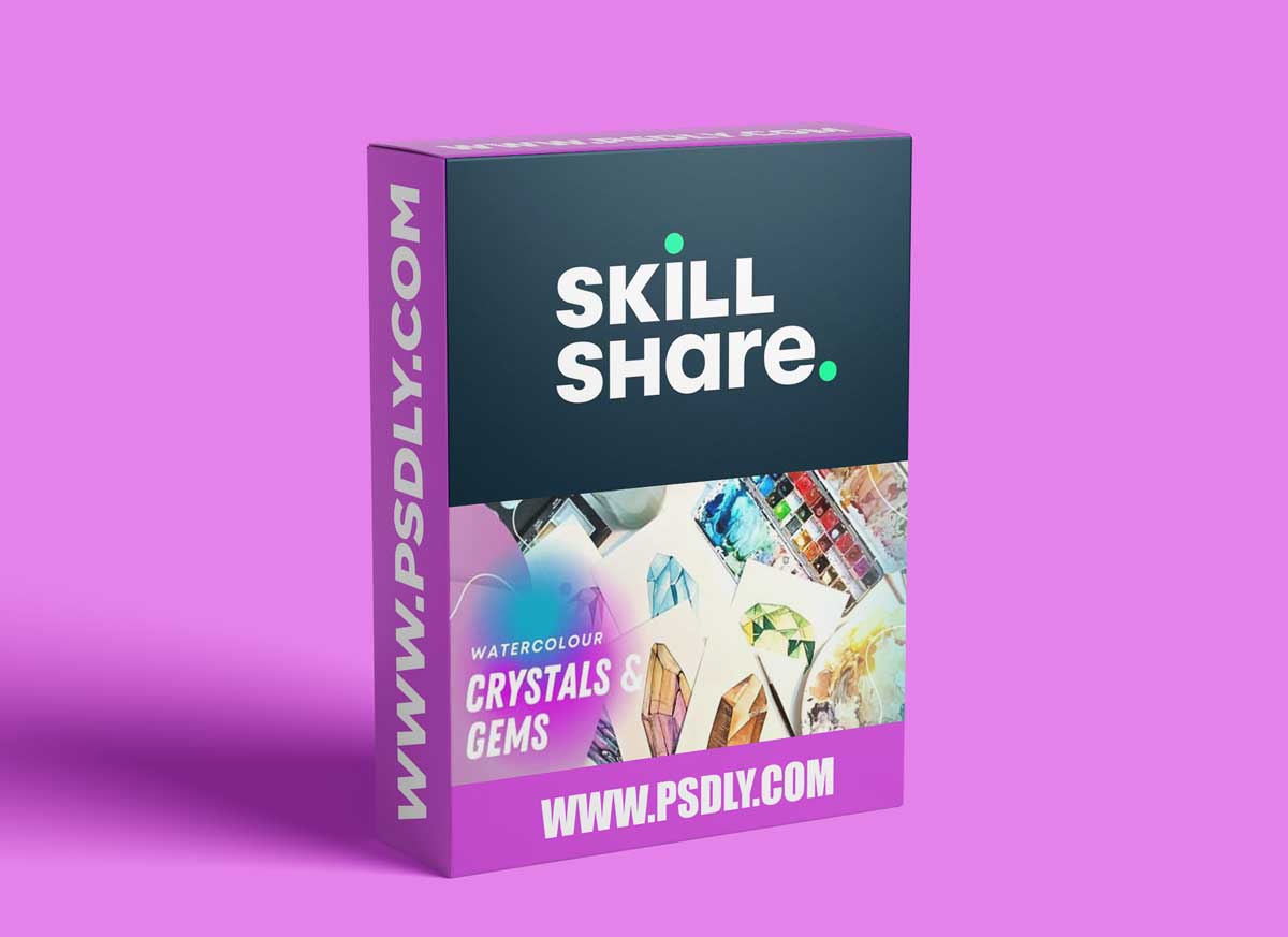 Drawing & Painting Crystals & Gems Made Easy - Watercolour, Ink & Gouache