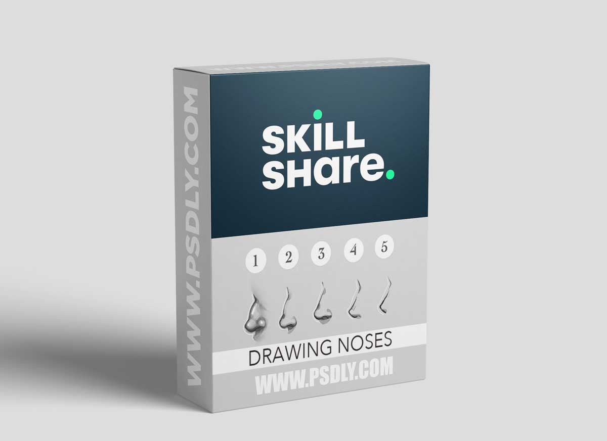 Drawing Stylised Noses: Semi-Realistic to Comic Style Noses