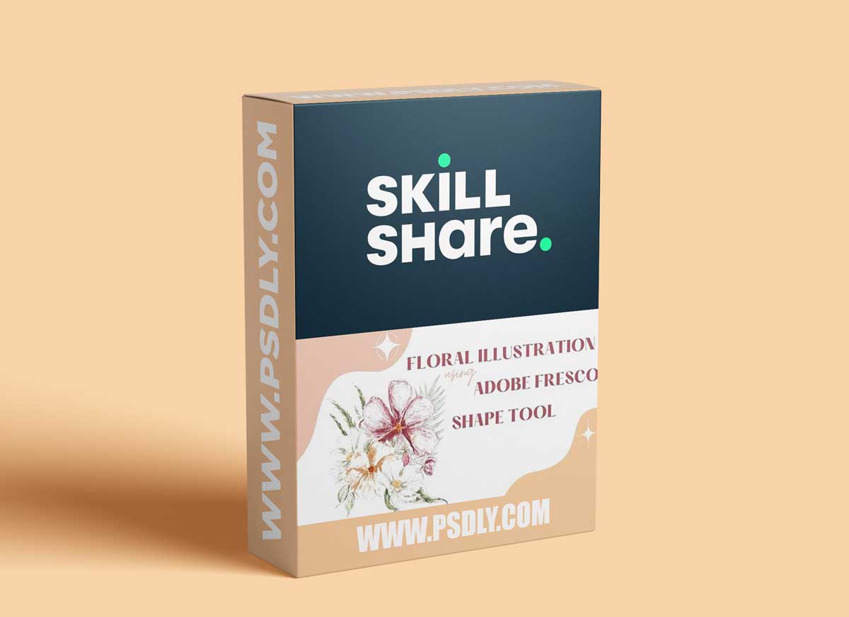 Floral Illustration using Adobe Fresco Shape Tool, Includes Tutorial of Adobe Capture App