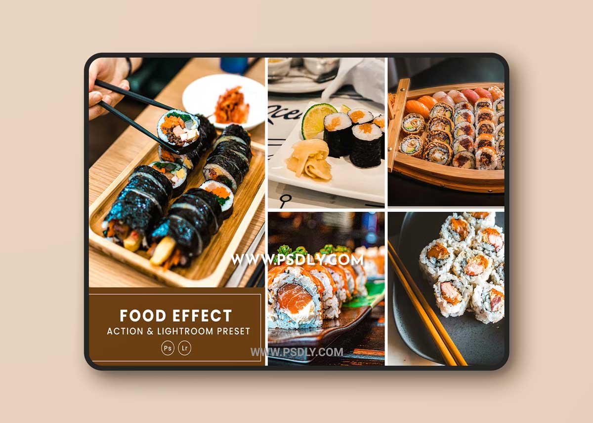 Food Effect Action & Lightrom Presets