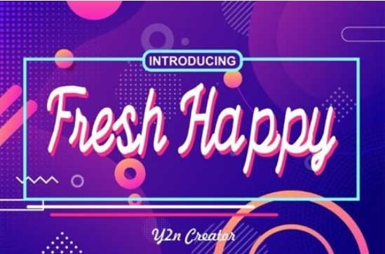 Fresh Happy Font